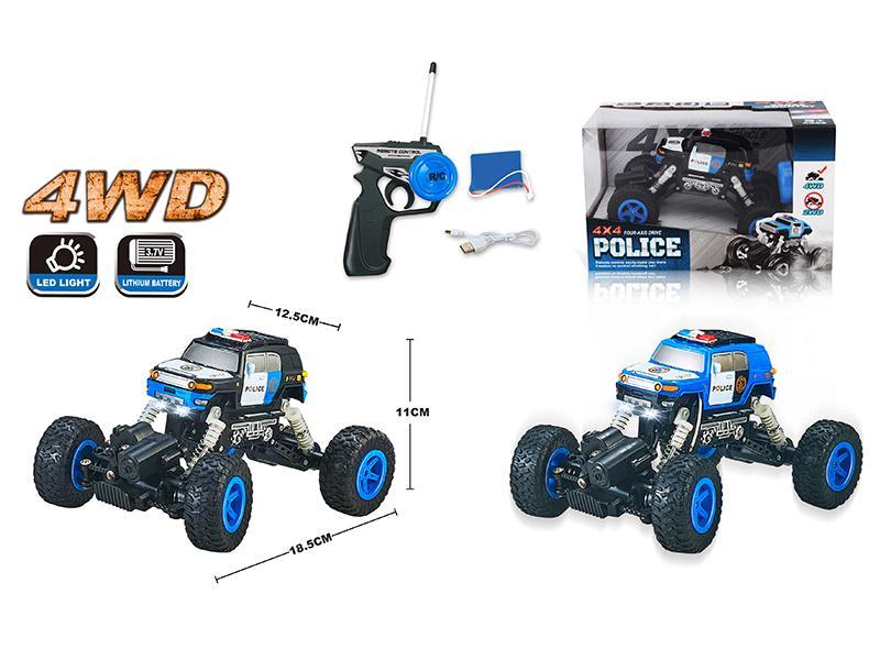 1:22 4WD Toyota Remote Control Police Climbing Car