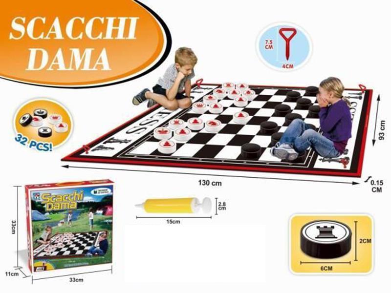 Outdoor Medium-Sized Carpet Two-In-One Game Chess