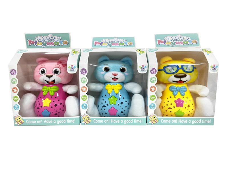 Cartoon Bear With Sound And Light