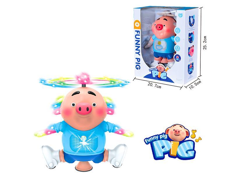 B/O Dancing Funny Pig