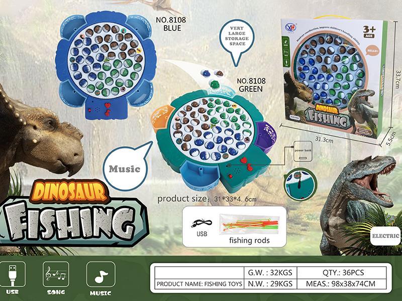 Dinosaur Fishing Game