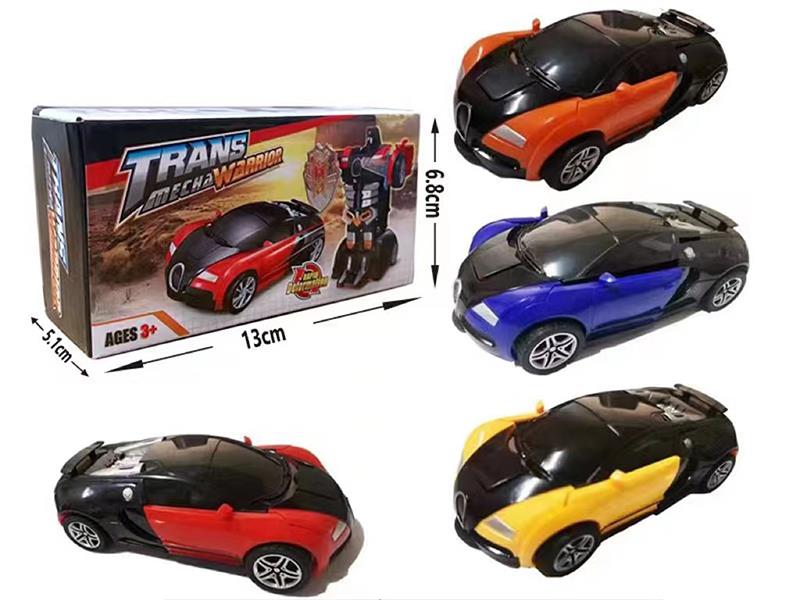 Friction Crash Transformation Car(Bugatti)