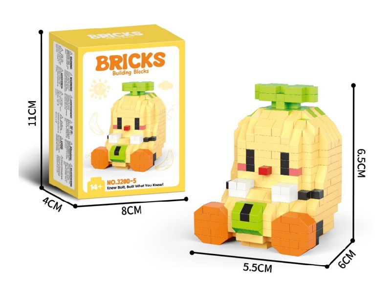 Building Blocks: 368 Pcs Of Bananas
