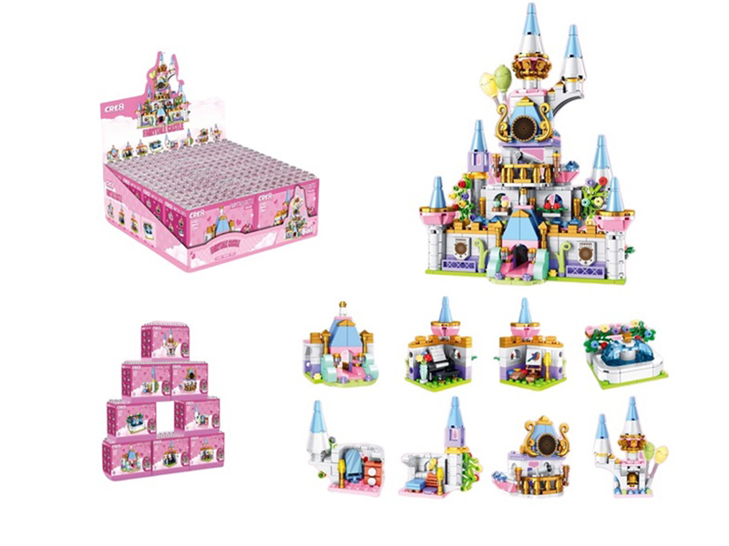 DIY Building Blocks - Fantasy Castle (8-In-1)