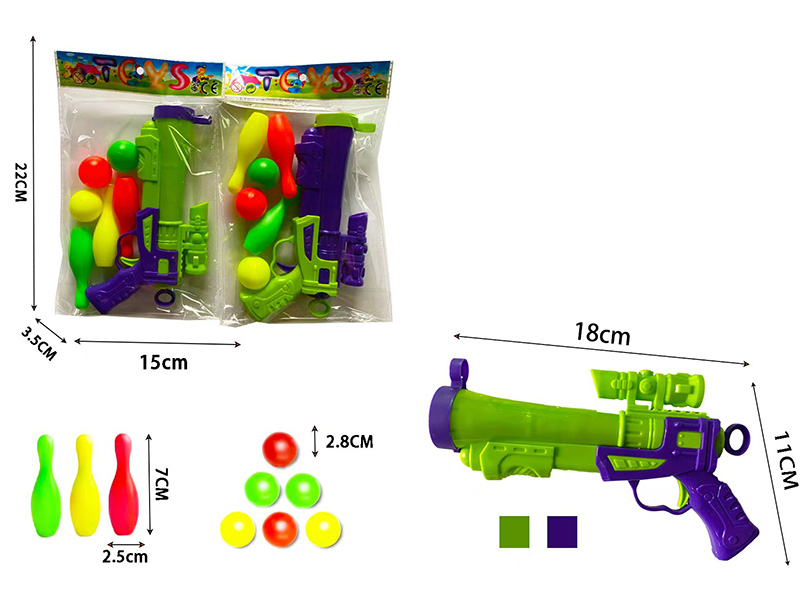 Ping Pong Ball Gun Set