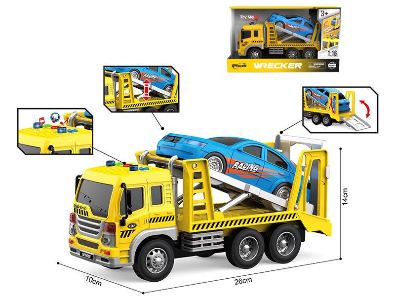 1:16 Friction Trailer With Sound And Light