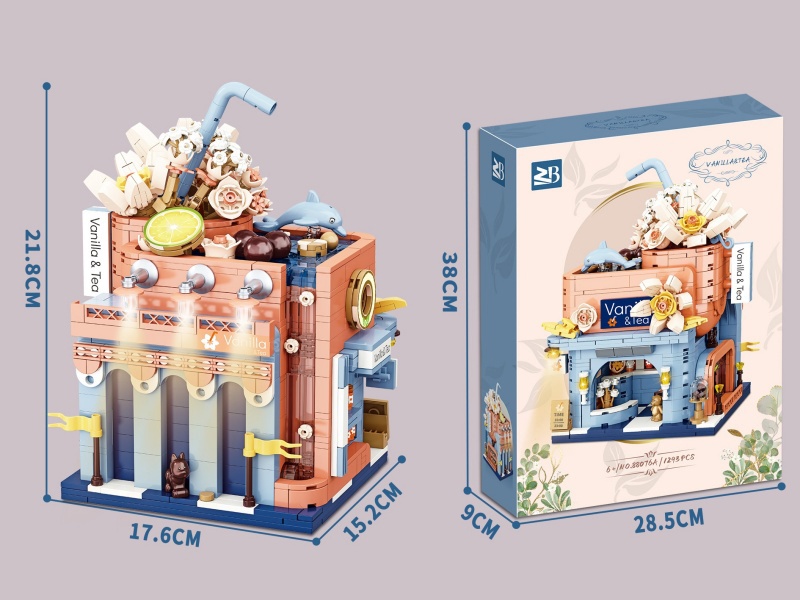 Building Blocks: Ocean Flower House 1293 Pieces