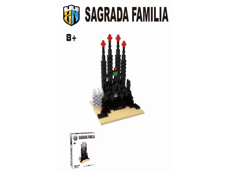 522 PCS Of Building Blocks For Spanish Churches