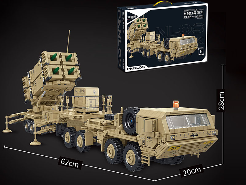 M983 Missile Vehicle Small Particle Building Blocks 2566pcs