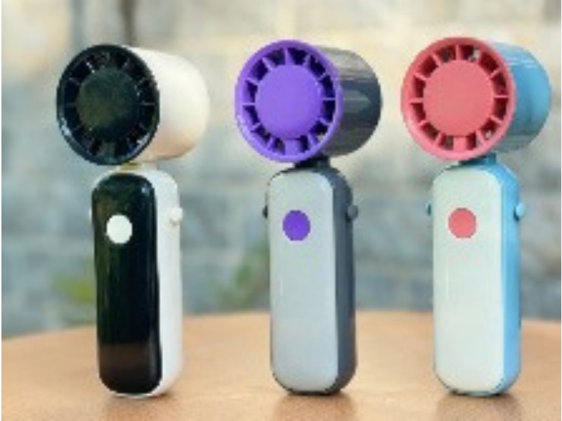 Neck-Hanging Folding Fan