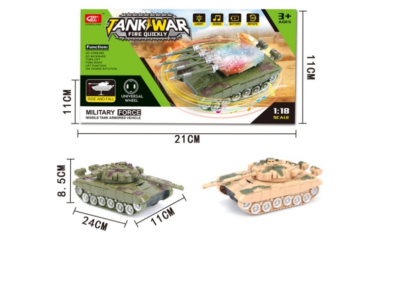 Electric Universal Lifting Tank  With Light And  Music