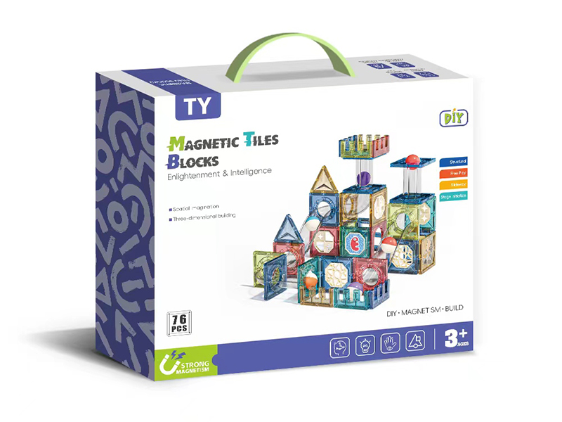 Magnetic Tiles Building Blocks 76pcs