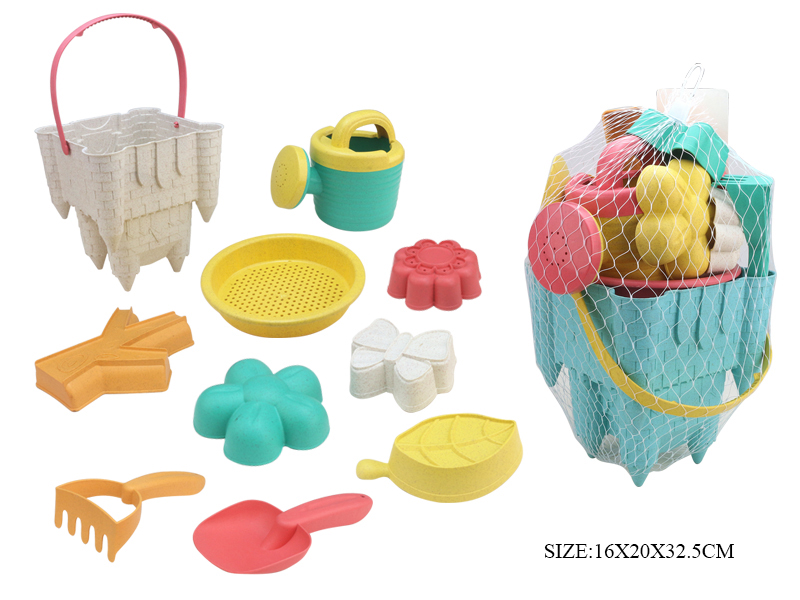 10pcs Castle Bucket Set