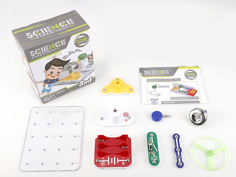 Electric Bell Science Experiment Building Blocks