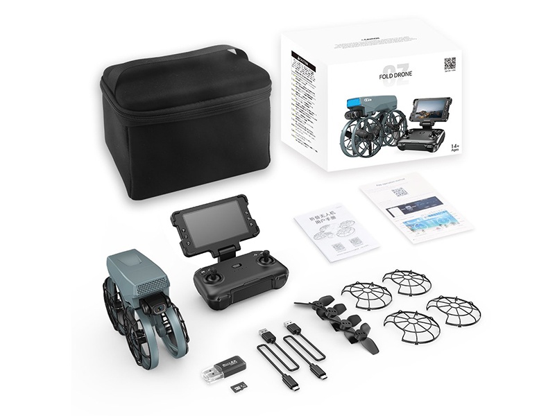 Remote Control Brushless Drone With 4.3-Inch Screen And Dual Cameras