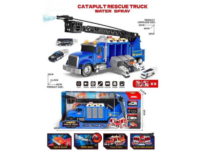 The Police Are Storing The Water Jet Catapult Vehicle