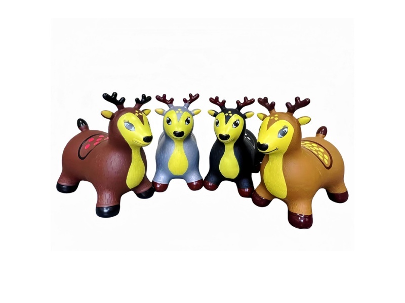 Inflatable Painted Elk With Flash Music