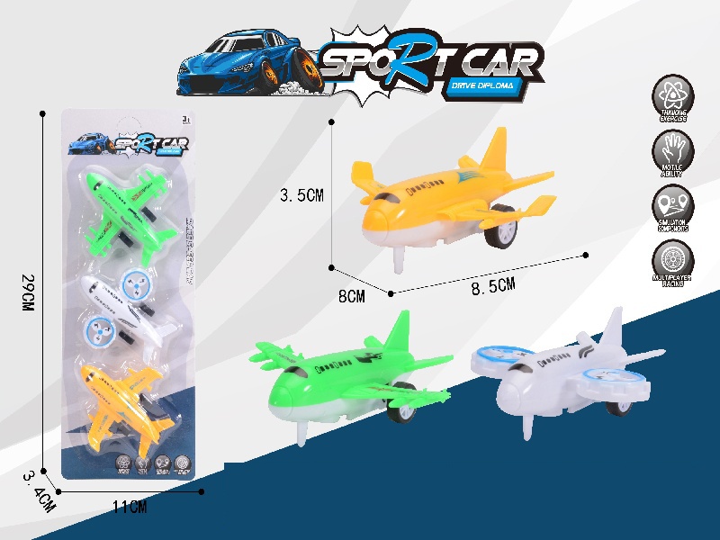 Pull Back 3 Aircraft