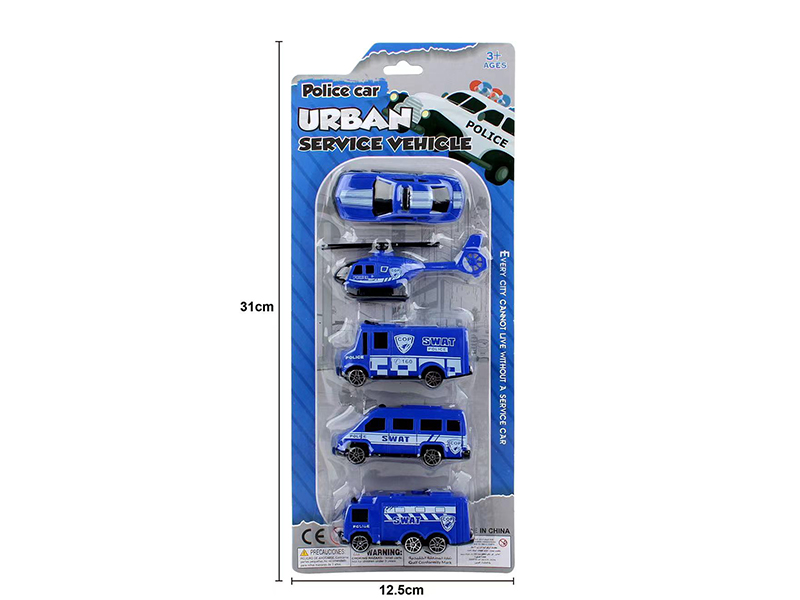Slide Police Car Set