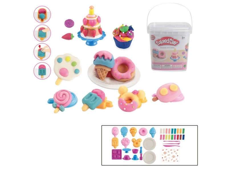 Ice cream Popsicle cake series clay