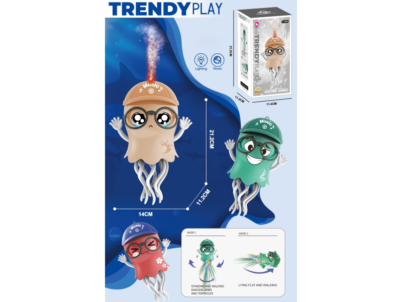 Upgraded Fun Spray Jellyfish (3 Expressions) (3Aa Not Included)