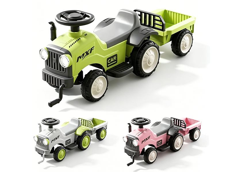 Children's Slide Engineering Vehicle With Bucket