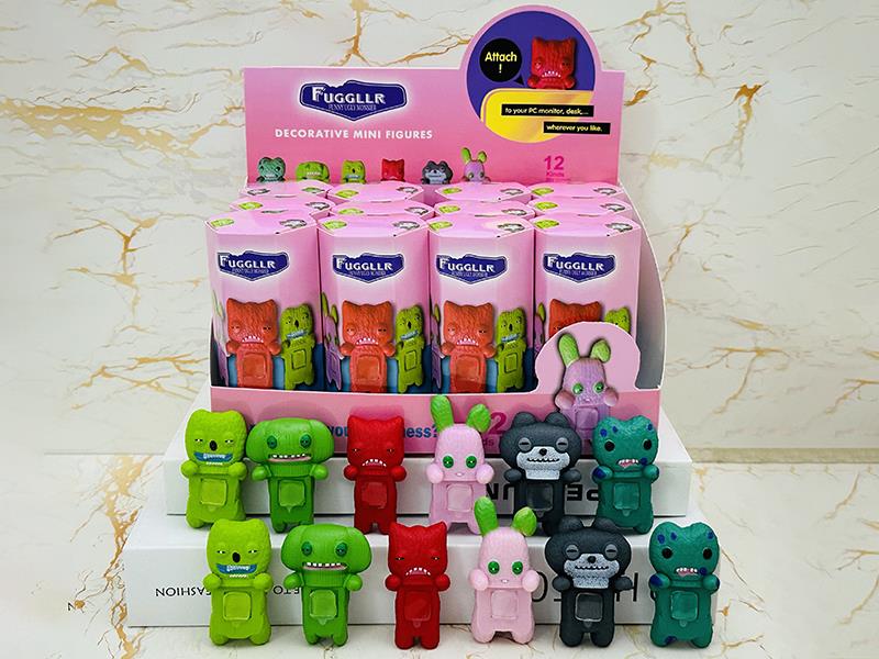 Fuggllr funny Ugly Monster Decorative Mini Figures Blind Box 12pcs