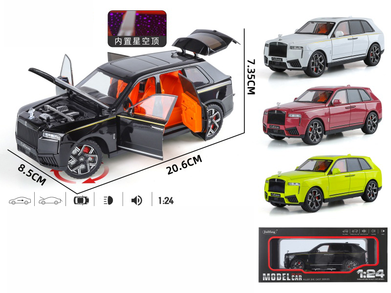 1:24 Rolls-Royce Cullinan Alloy Car