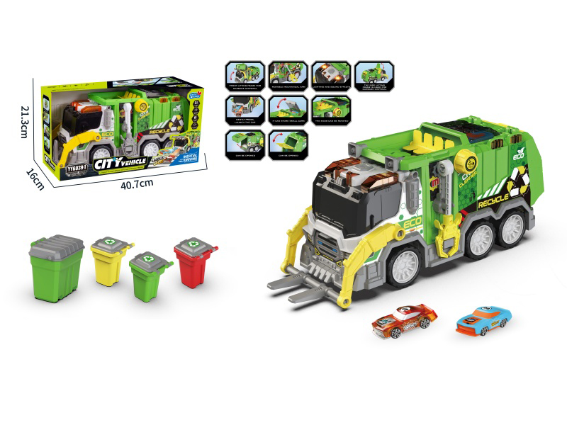 Inertial Sound And Light Sanitation Vehicle