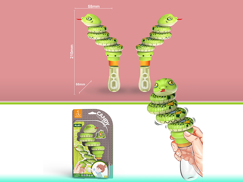 Swing Snake Shape Cartoon Bubble Stick