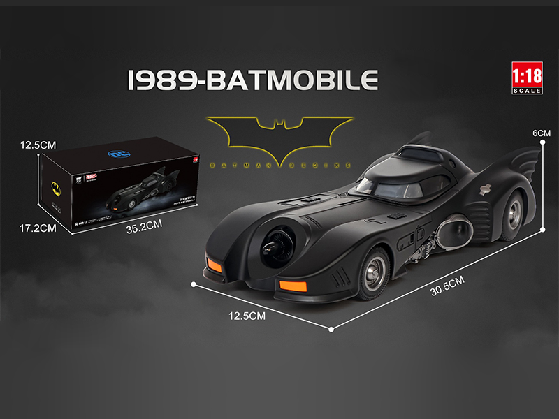 1:18 1989-Batmobile Alloy Car Model
