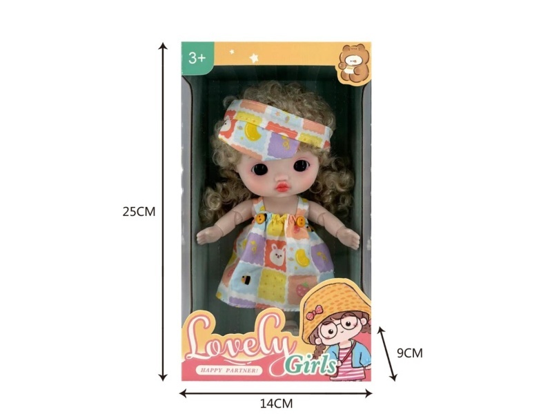 22Cm 3D Real Eye Fun Doll