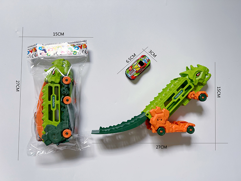 Fun Transformable Dinosaur Car (With Tin Car *1