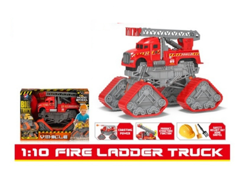 1:10 Spring-Covered Engineering Fire Ambulance