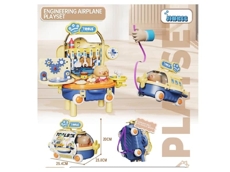 Mini-Airplane Pretend Play Tool Set