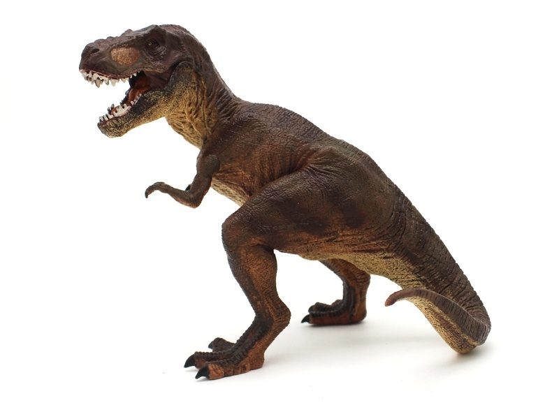 Brown Squatting Tyrannosaurus Rex (With A Mouth That Can Open And Close