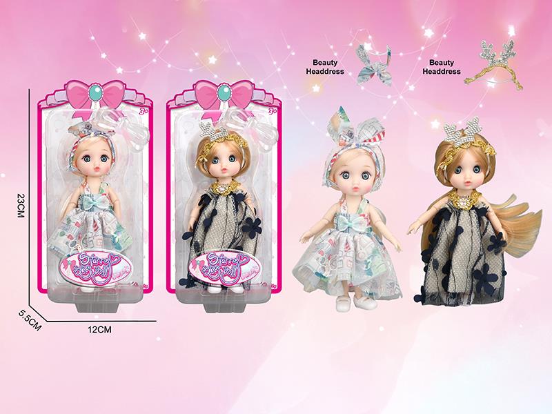 6 Inch 12-Joints Fashion Doll