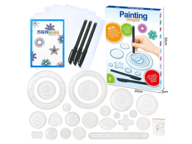 Design Ruler Set 27pcs