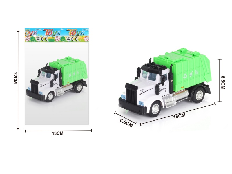 1:64 Huili American-Style Sanitation Garbage Truck