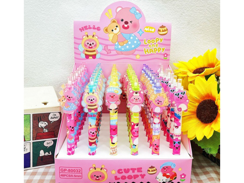 Loopy Smooth Gel Pen With Black Core 0.5MM