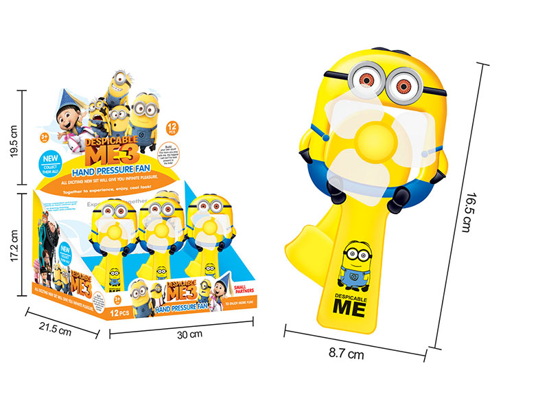 Minions Hand-Pressed Fan 12PCS