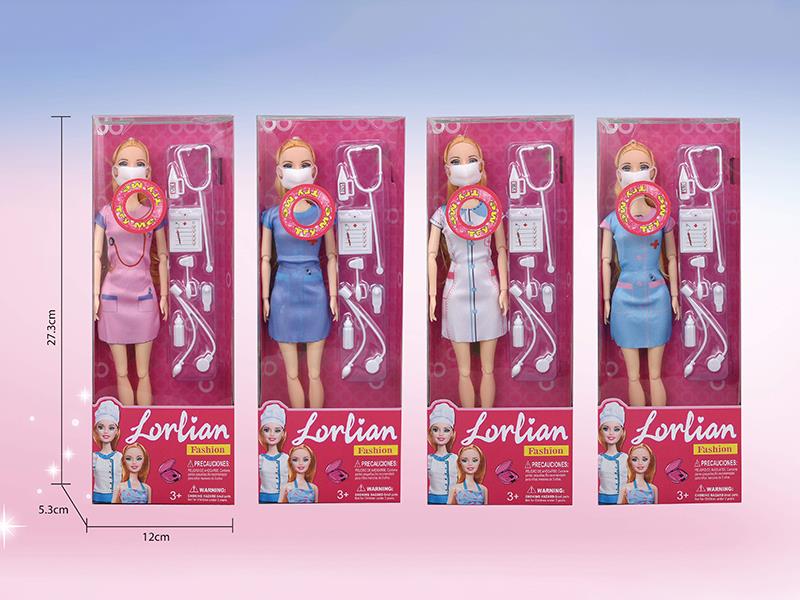 11.5" Solid Fashion Doll With Lights And Music