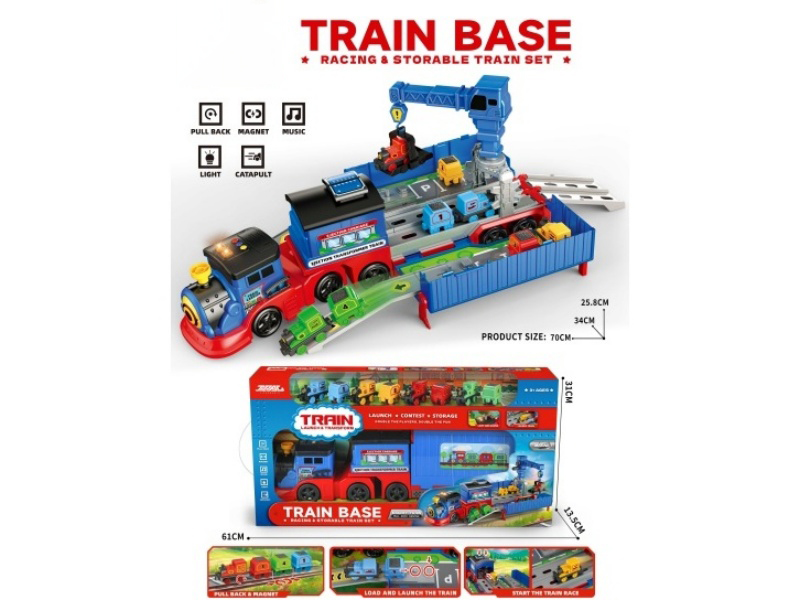 Storage For The Racing And Catapult Train Scene