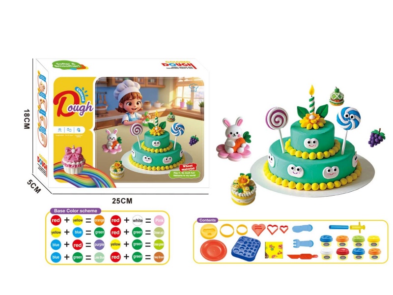 Delicious Cake - Colorful Clay Series