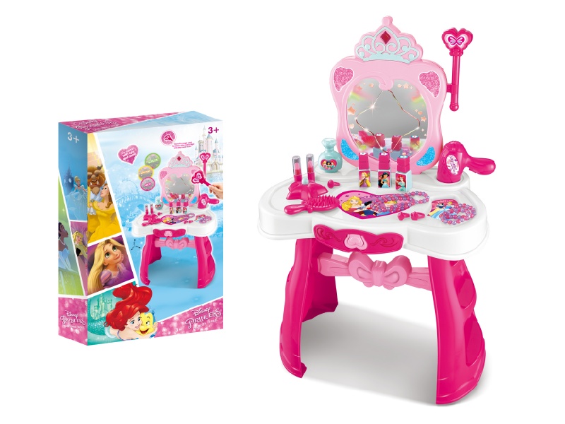 Sensor-Activated Light, Music And Makeup Table