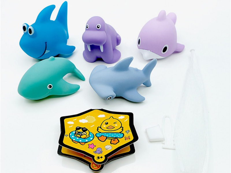 Vinyl Marine Animals With Bb Whistles