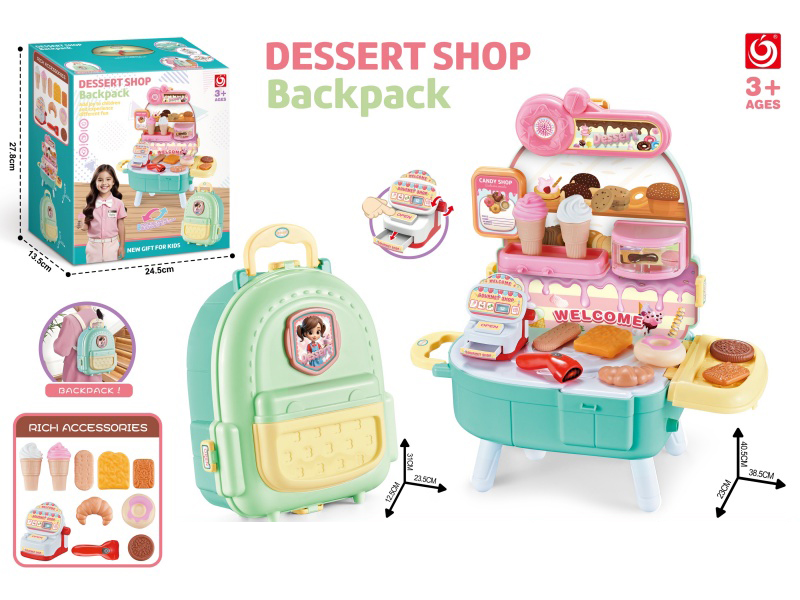 Supermarket Candy Backpack Suitcase (Three-In-One Transformation)