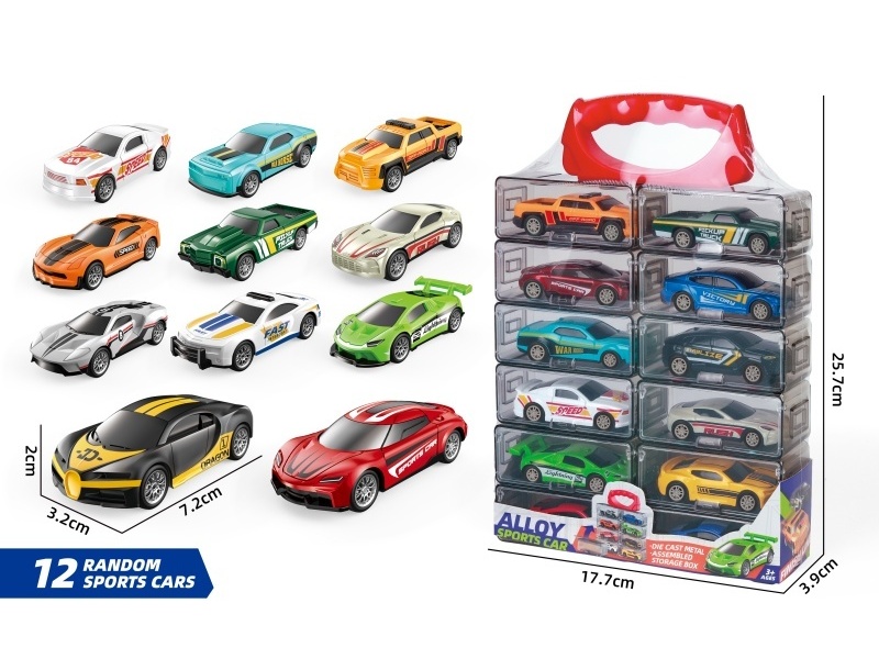 1:64 Force Alloy Car (12 Pieces)
