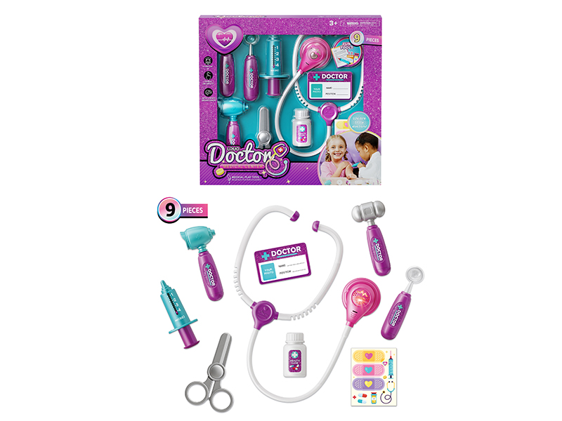 Doctor Set With Light And Sound (9PCS)