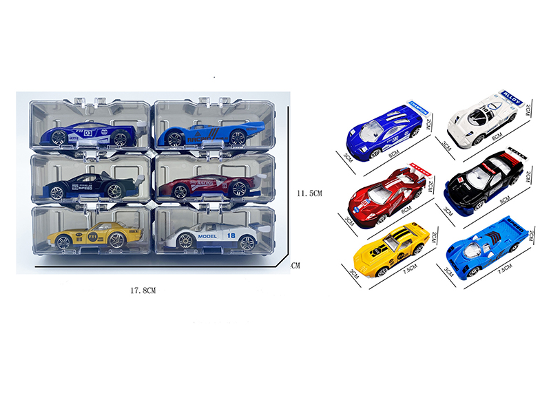 Slide Alloy Equation Car Storage Box Set